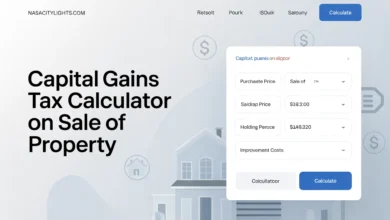 Capital Gains Tax Calculator on Sale of Property