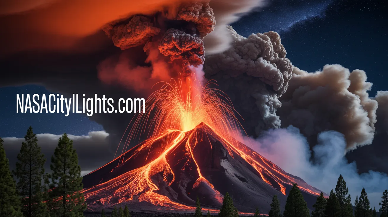 Oregon Volcano Eruption