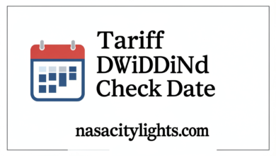 Tariff Dividend Check Date