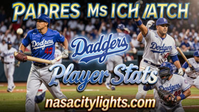 Padres vs Dodgers Match Player Stats