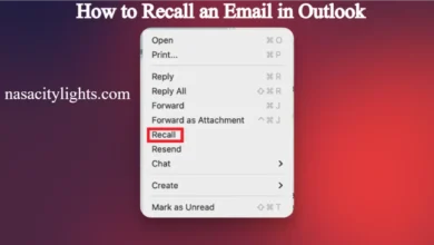 How to Recall an Email in Outlook