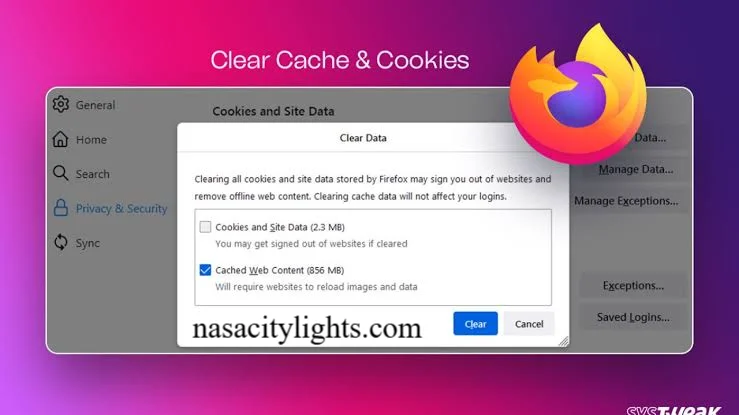 How to Clear Cache Firefox